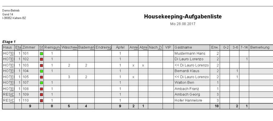 screenshot of ASA HOTEL